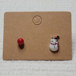 .925 Christmas Studs - Mismatched pair